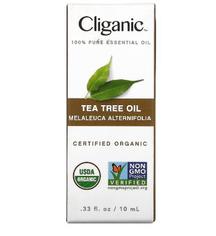 Чайное дерево, органическое 100%-эфирное масло CLIGANIC, 10 мл
