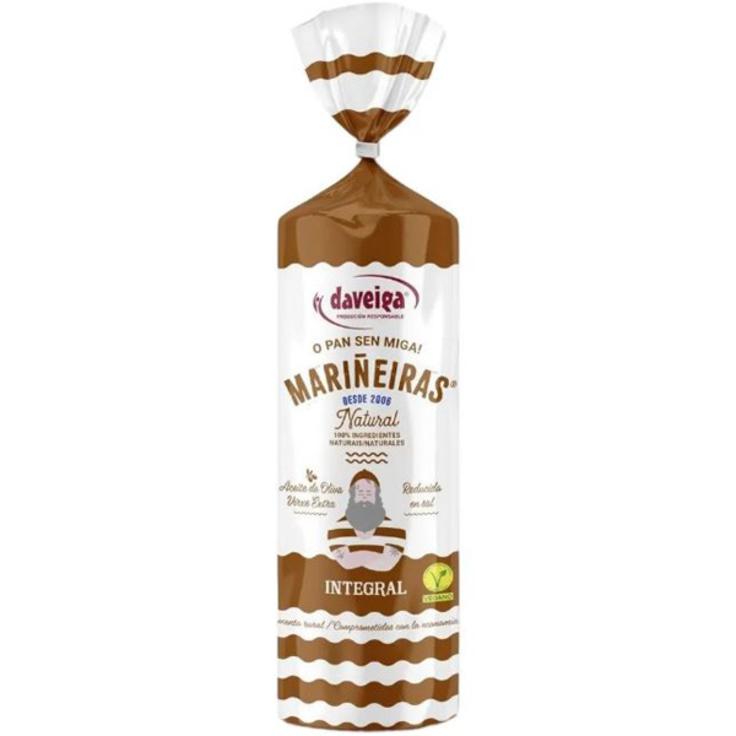 Хлебцы цельнозерновые с оливковым маслом MARINEIRAS 200 г