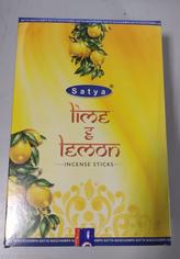 Благовония Satya Lime and Lemon, 18 г