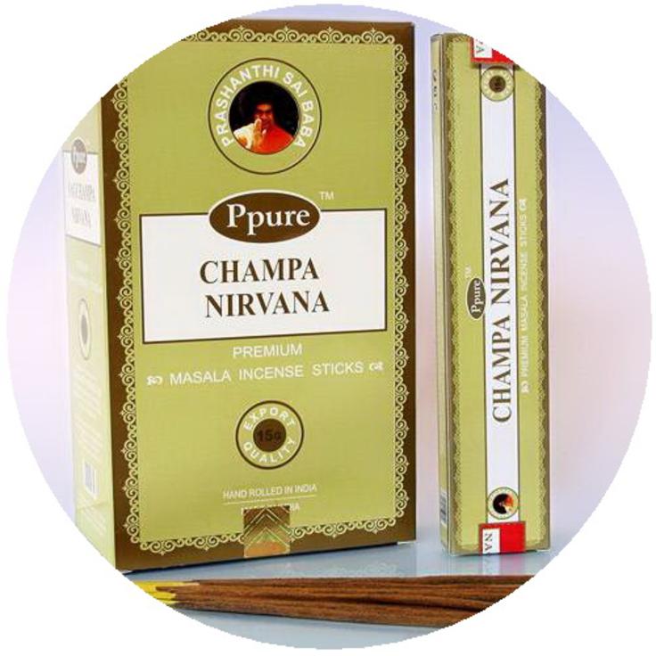 Благовония Ppure "Nirvana" Белый мускус, наг чампа и опиум 200 г