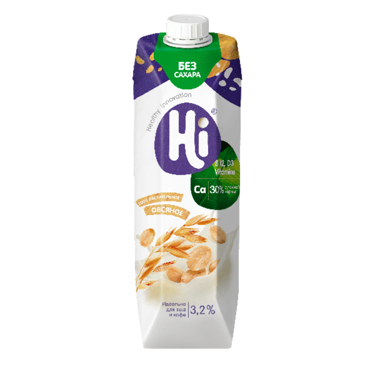 Напиток овсяный 3,2% Hi "Еда будущего" 1 л