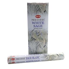 Благовония HEM Precious White Sage - Драгоценный белый шалфей, 20 палочек