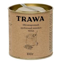 Мука из миндаля (обезжиренный дробленый миндаль) TRAWA 100 г
