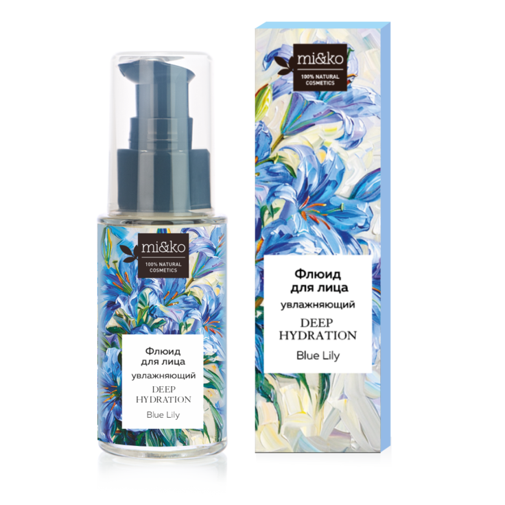 МиКо увлажняющий флюид для лица DEEP HYDRATION Blue Lily 30 мл