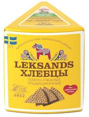 Хлебцы хрустящие темно-ржаные традиционные Leksands 200 г
