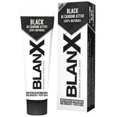 BlanX Black отбеливающая зубная паста на основе природного активированного угля, 75 мл