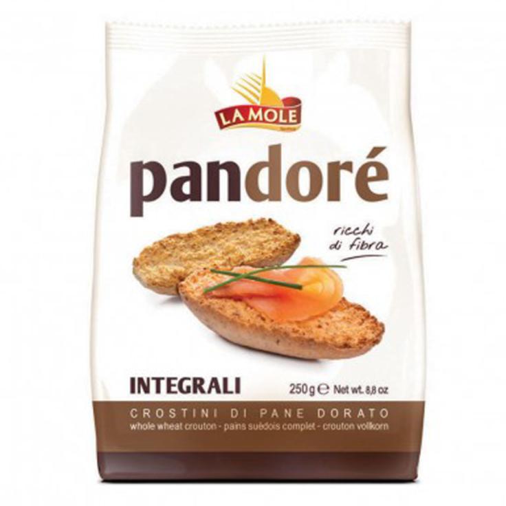 Гренки КРОСТИНИ цельнозерновые LA MOLE 250 г