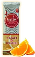 Батончик Фрутон фруктовый энергетический "Апельсин+Женьшень" 30 г