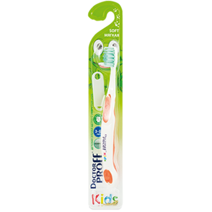Зубная щетка для детей Doctor Proff Kids с нефритом
