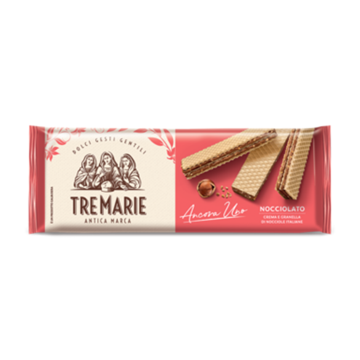 Вафли с кремом из лесного ореза и бурбонской ванили Tre Marie 140 г