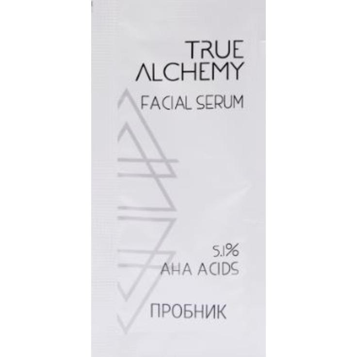 Сыворотка водоэмульсионная для лица AHA Acids 5,1% - True Alchemy LEVRANA 5 мл