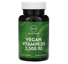 Витамин D3 MRM 2500 IU, 60 веганских капсул
