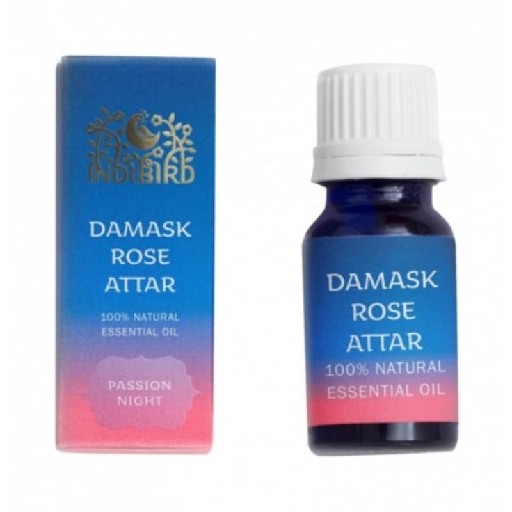 Роза дамасская, 100% эфирное масло Indibird, 5 мл
