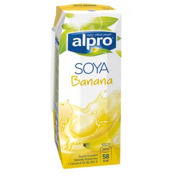 Напиток соевый банановый обогащенный кальцием 1,8% ALPRO 1000 мл