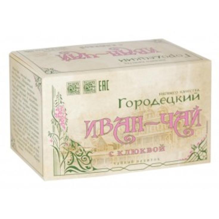 Иван-чай "Городецкий" высшего качества с клюквой, 100 г