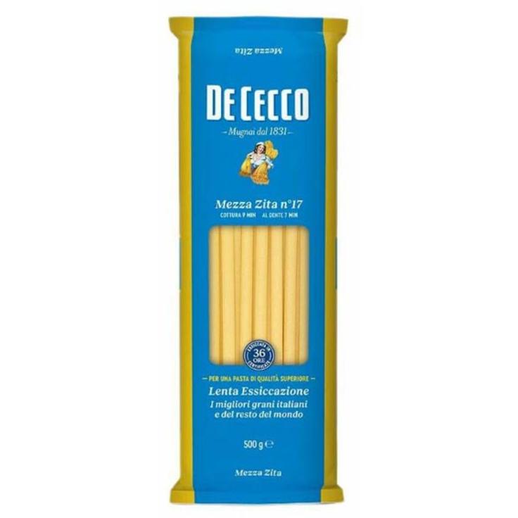 De Cecco мецо зита (макарони) N17 500 г