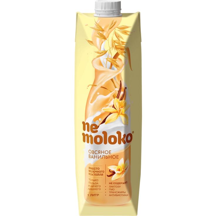 Овсяное ванильное молоко 3,2% жирности NEMOLOKO 1 л