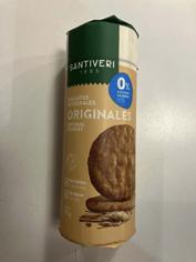 Печенье цельнозерновое оригинальное без сахара, без молока и яиц SANTIVERI, 190 г