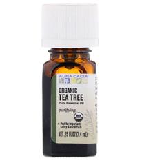 Чайное дерево, 100% эфирное масло органическое Aura Cacia, 7.4 мл