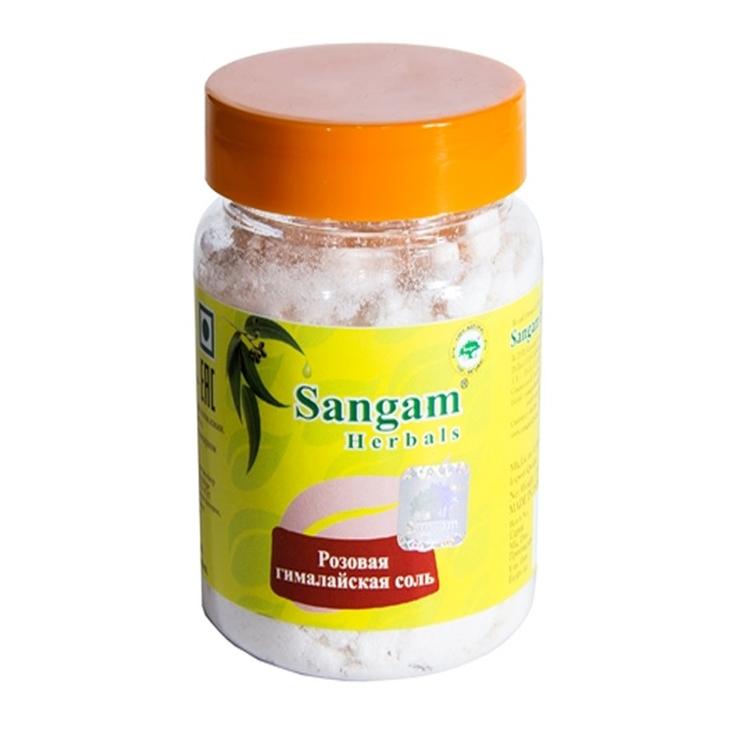 Гималайская соль розовая (PINK NAMAK) Sangam Herbals 120 г