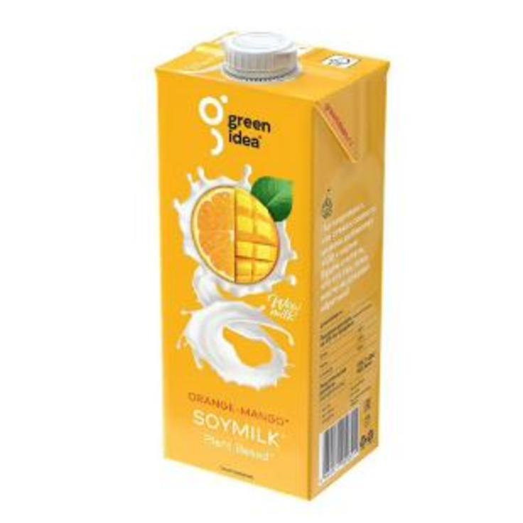 Напиток соевый с соком "Апельсин и манго" Green Idea, 1 л