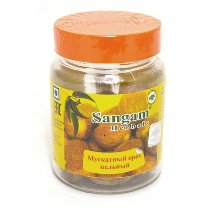 Мускатный орех цельный Sangam Herbals 70 г