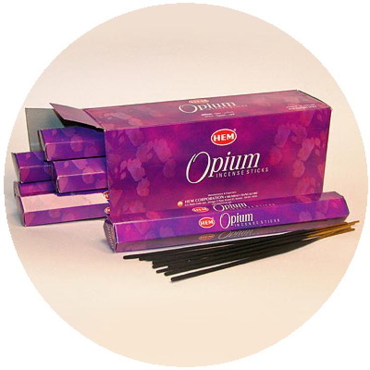 Благовония HEM Opium - Опиум, 20 палочек