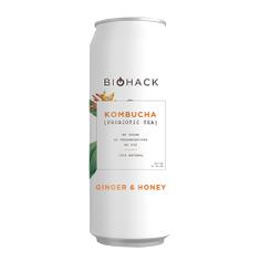 Напиток Комбуча с имбирем и медом BioHack Ginger&Honey 330 мл