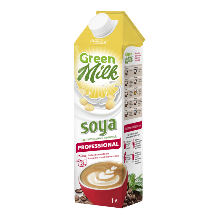 Соевое молоко Professionals с кальцием и витаминами Green Milk СОЮЗПИЩЕПРОМ 1 л