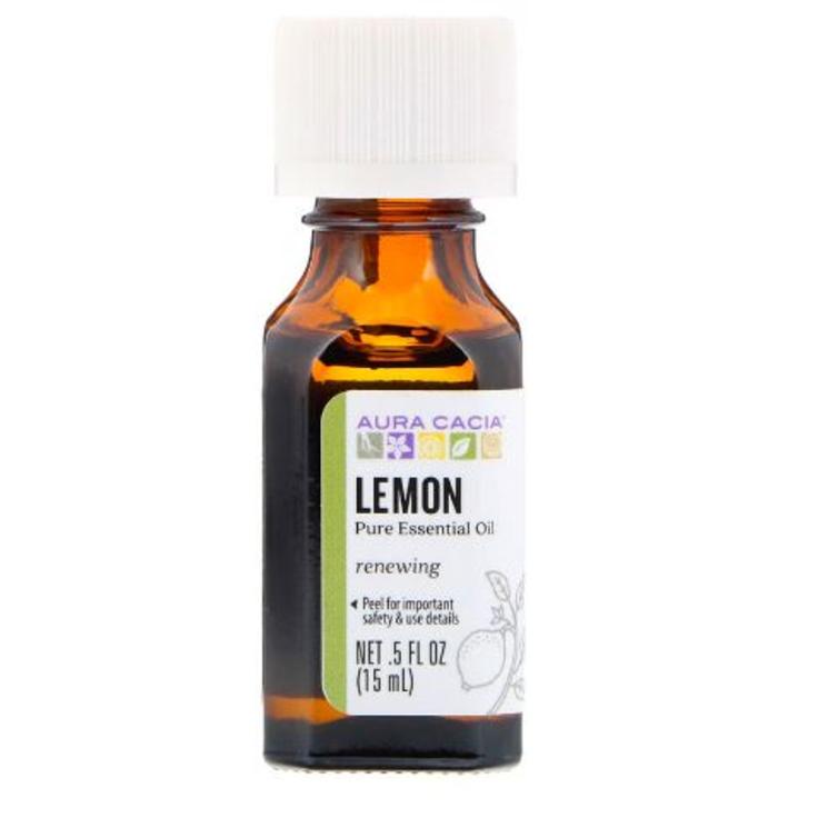 Лимон, 100% эфирное масло Aura Cacia, 15 мл