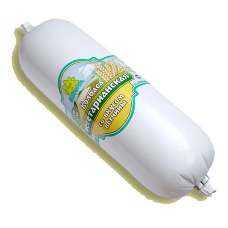 Колбаса пшеничная постная "Cо вкусом ветчины" "Высший вкус", 400 г