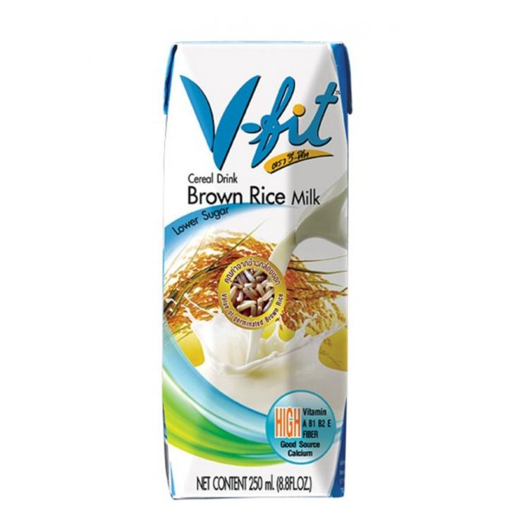 V-Fit молоко из коричневого риса без сахара, 250 мл