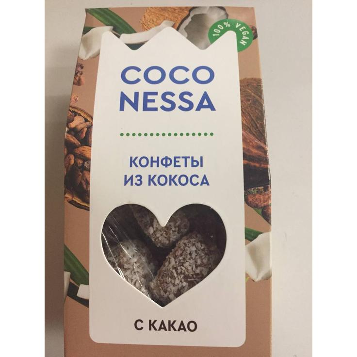 Конфеты из кокоса с какао Coconessa 90 г
