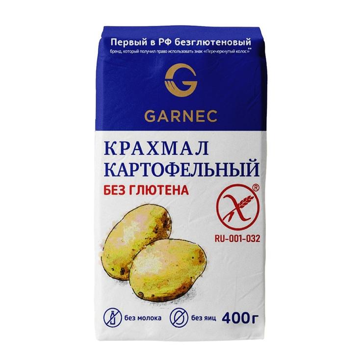 ГАРНЕЦ крахмал картофельный безглютеновый 400 г