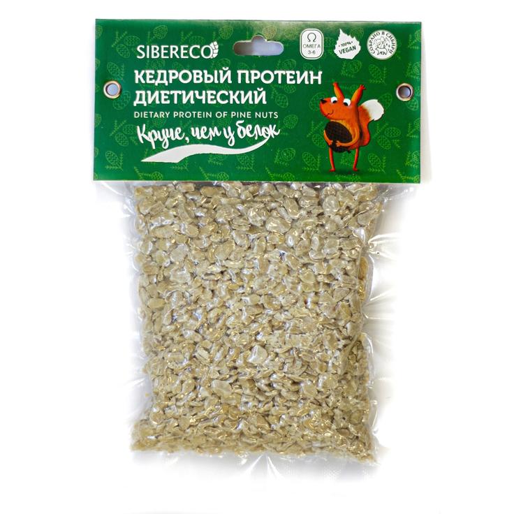 Жмых кедрового ореха - кедровый протеин диетический "Сибирь-ЭКО" 100 г
