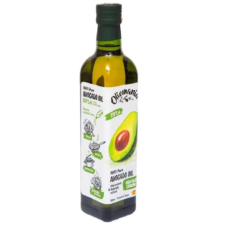 Авокадо масло рафинированное холодного отжима OLIOMANIA 500 мл