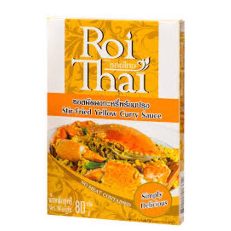 Соус Stir-fried с желтой пастой карри ROI THAI 80 г