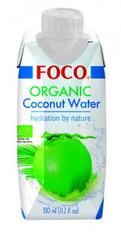 FOCO 100% натуральная органическая кокосовая вода, 330 мл