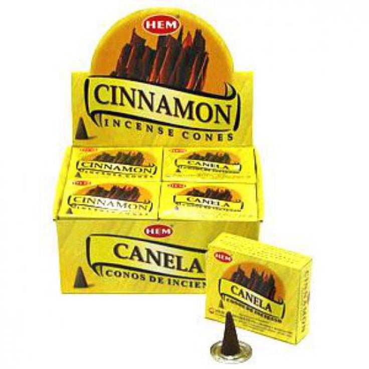 Благовония HEM безосновные Cinnamon - Корица, 10 конусов