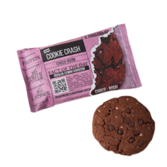 Веганское шоколадное протеиновое печенье CHOCO-BOOM "Семена конопли и шоколадная крошка" bob, 40 г