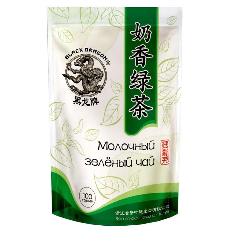 Чай зеленый молочный "Черный дракон" 100 г