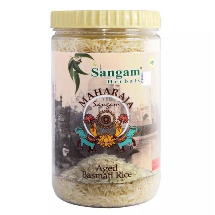 Рис Басмати гималайский классический выдержанный Sangam Herbals 1 кг